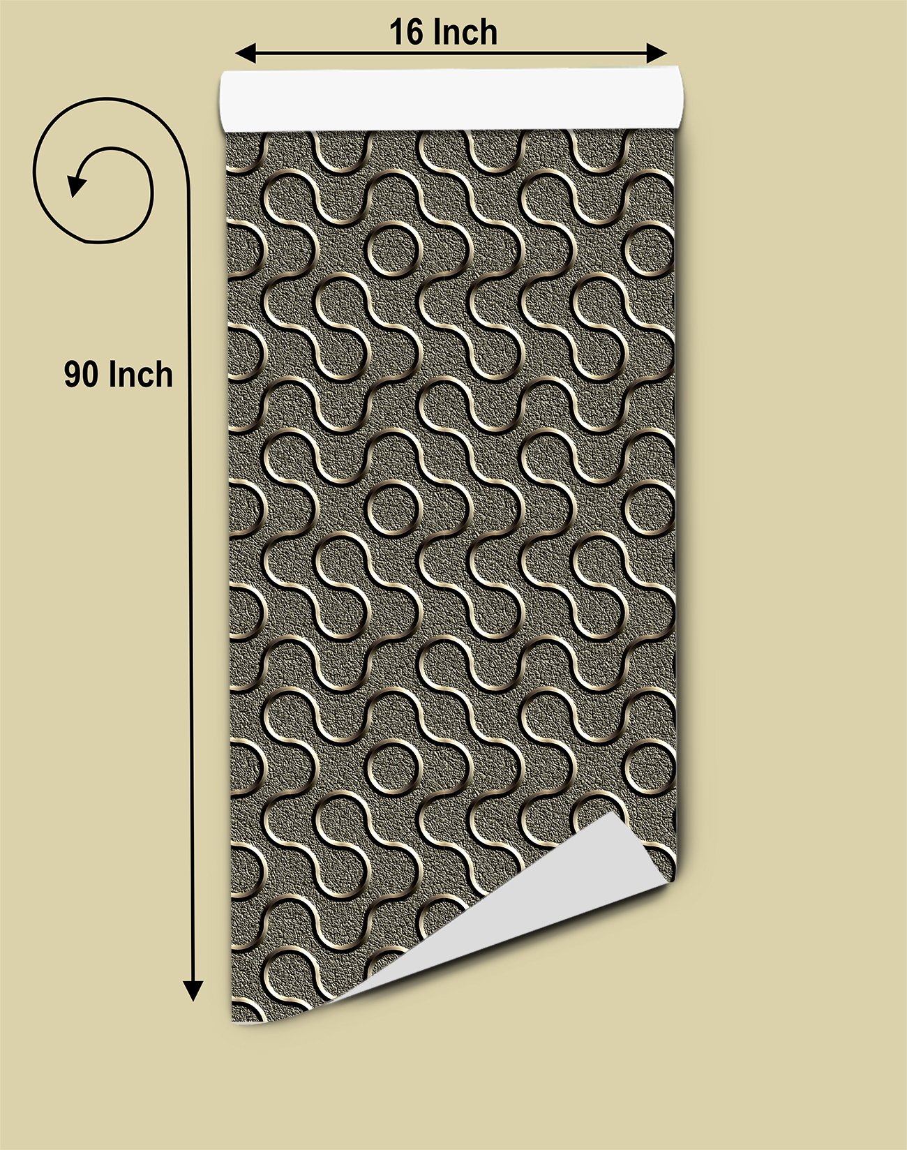 3D pattern self adhesive Wallpaper decorative masterpiece for home decor